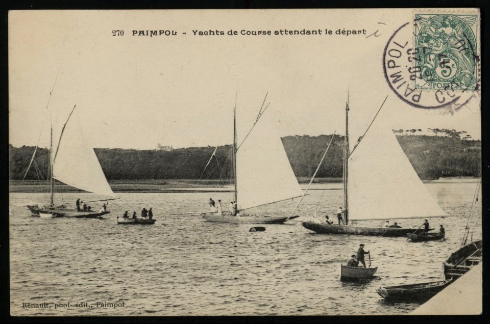 Paimpol - Yachts de course attendant le départ - AD22 - 16FI2637