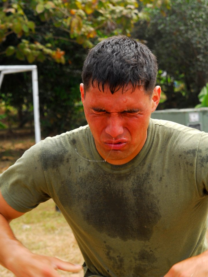 Pain gains law enforcement skills at CG 14 140215-N-LX503-042