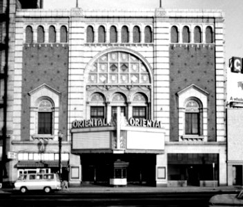 Oriental Theatre west elevation - Portland Oregon