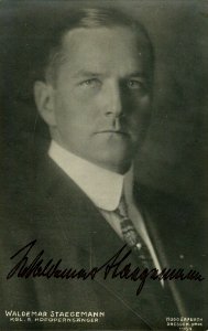 Opernsänger Waldemar Staegemann. Foto von Hugo Erfurth