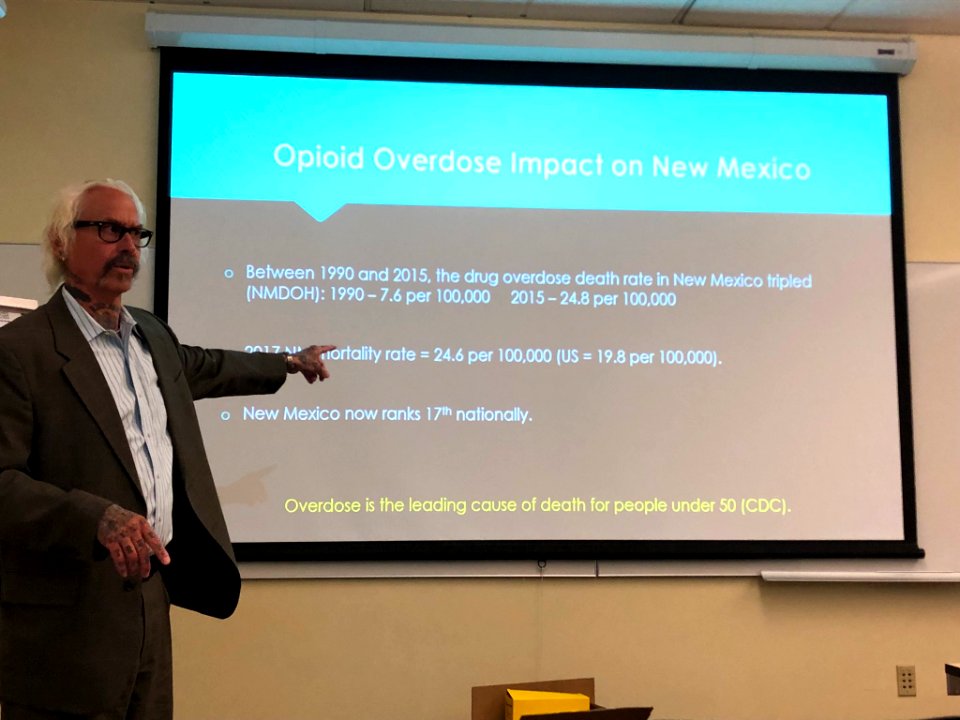 Opioid overdose workshops in Albuquerque in 2019. 03