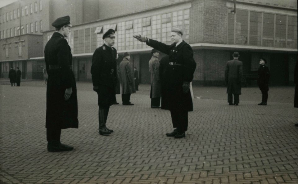 Opleiding Landwacht - Fotodienst der NSB - NIOD - 156124