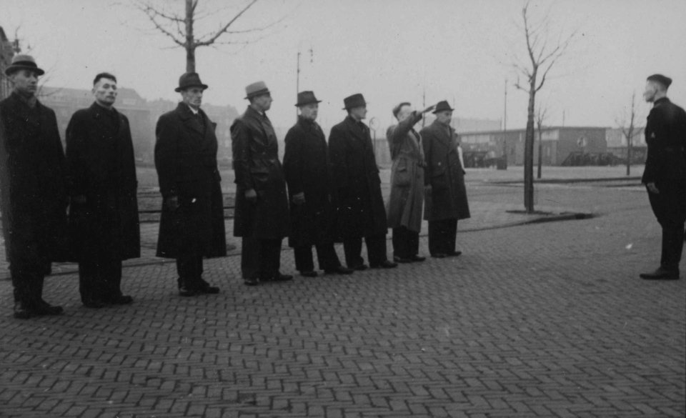 Opleiding Landwacht - Fotodienst der NSB - NIOD - 156128