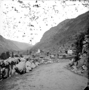 Orlu, le village, Ariège 1900