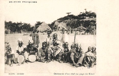 Orchestre d'un chef du pays de Kissi (Guinée)