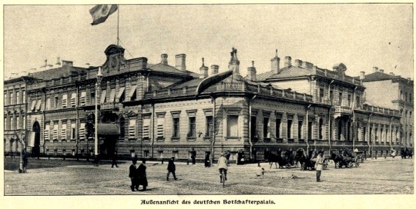 Palais des deutschen Botschafters in St. Petersburg, 1906 photo