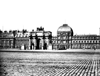 Palais des Tuileries (1856) par Gustave Le Gray (A)