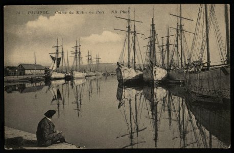 Paimpol - Calme du matin au port - AD22 - 16FI2639
