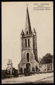 Paimpol - Clocher de l'ancienne Eglise et monument Botrel - AD22 - 16FI2694