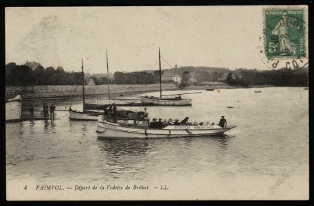 Paimpol - Départ de la vedette de Bréhat - AD22 - 16FI2676