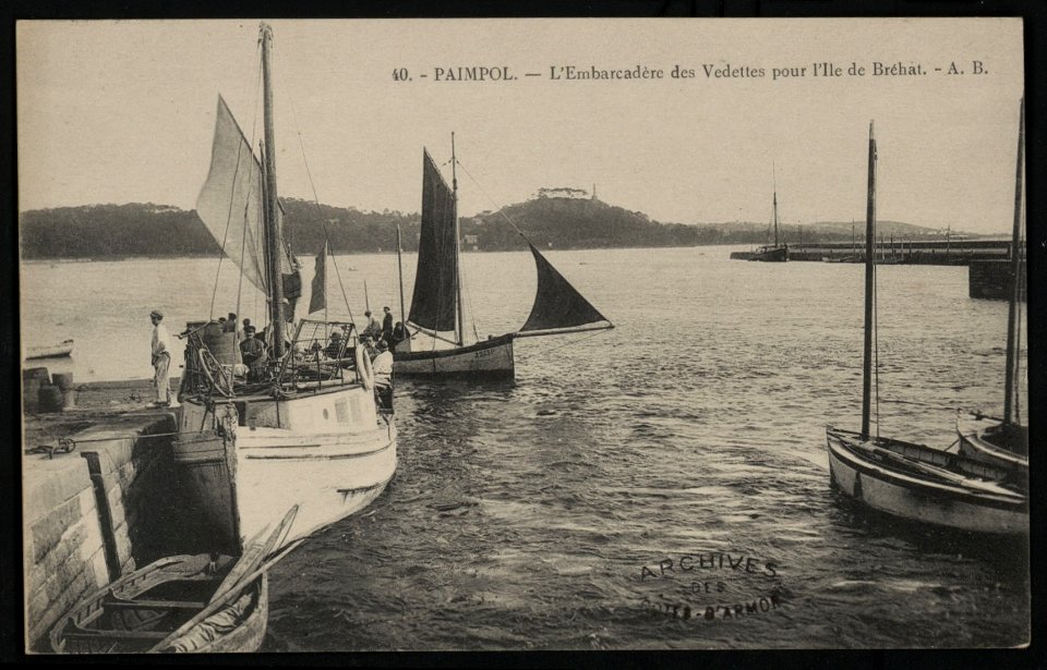Paimpol - Embarcadère des vedettes pour l'Ile de Bréhat - AD22 - 16FI2673