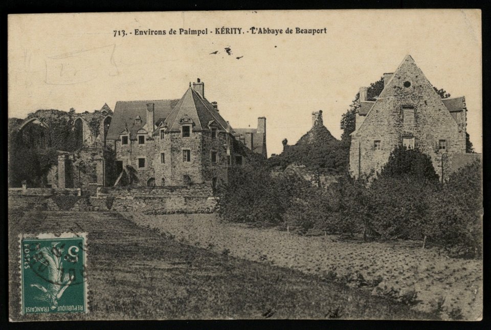 Paimpol - Kérity abbaye de Beauport - AD22 - 16FI2700