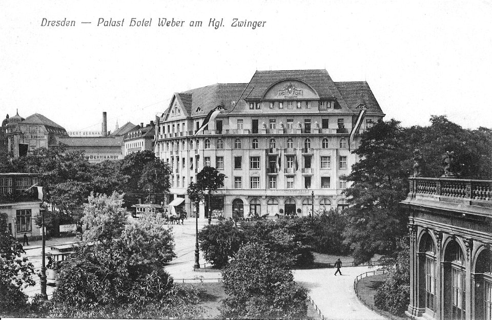Palasthotel Weber bella época Dresde