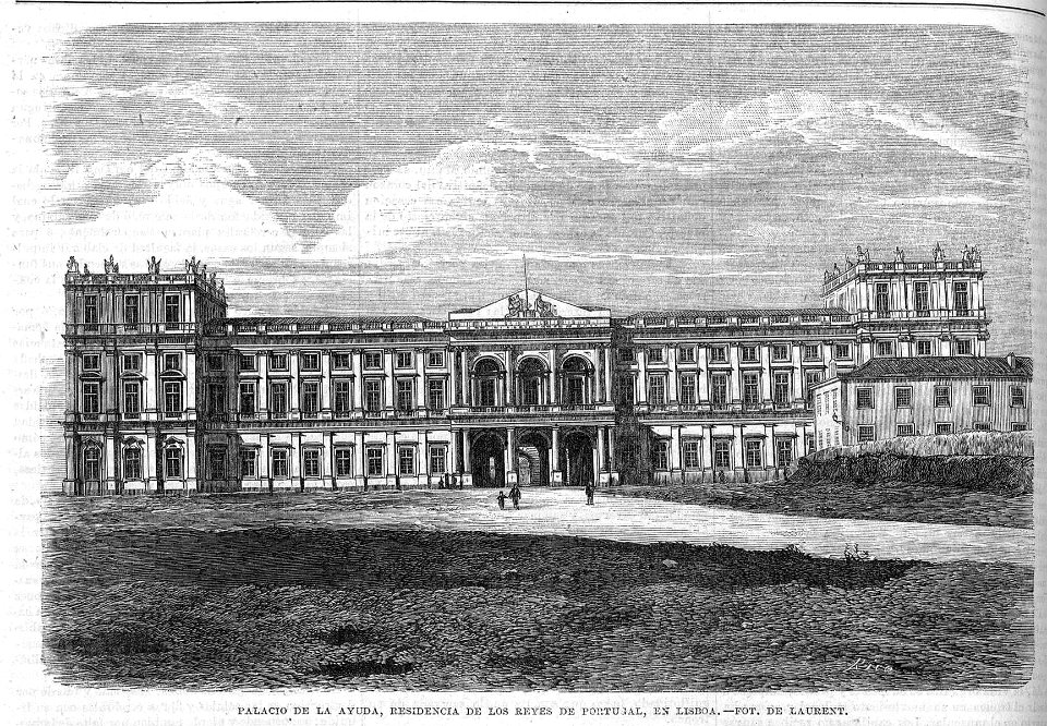 Palacio de la Ayuda, de fotografía de Laurent