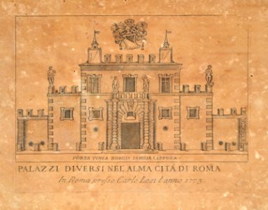 Palazzi diversi nel alma cita di Roma