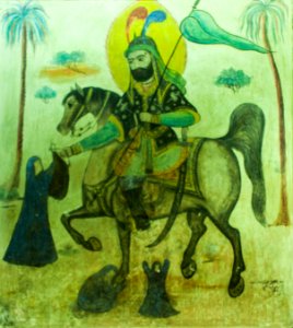 Painting in Emamzadeh Esmaeil 1