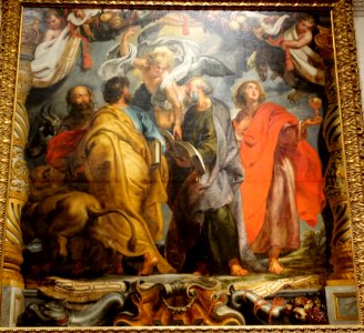 Painting of tapestry for the Convent of Las Descalzas Reales, workshop of Peter Paul Rubens, c. 1625, oil on canvas - John and Mable Ringling Museum of Art - Sarasota, FL - DSC00500 photo