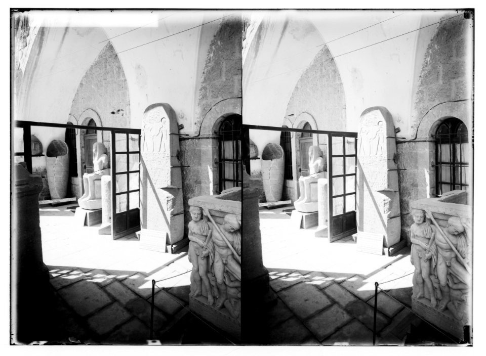 Palestine Government Museum. Interior of the museum LOC matpc.02365