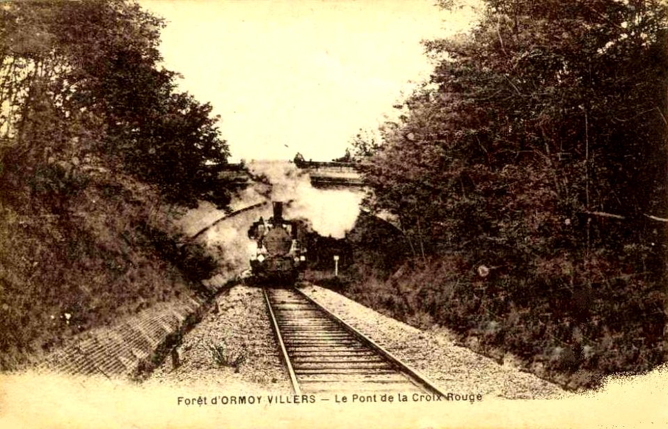 Ormoy-Villers (60), le pont de la Croix Rouge (ligne de Mareuil)