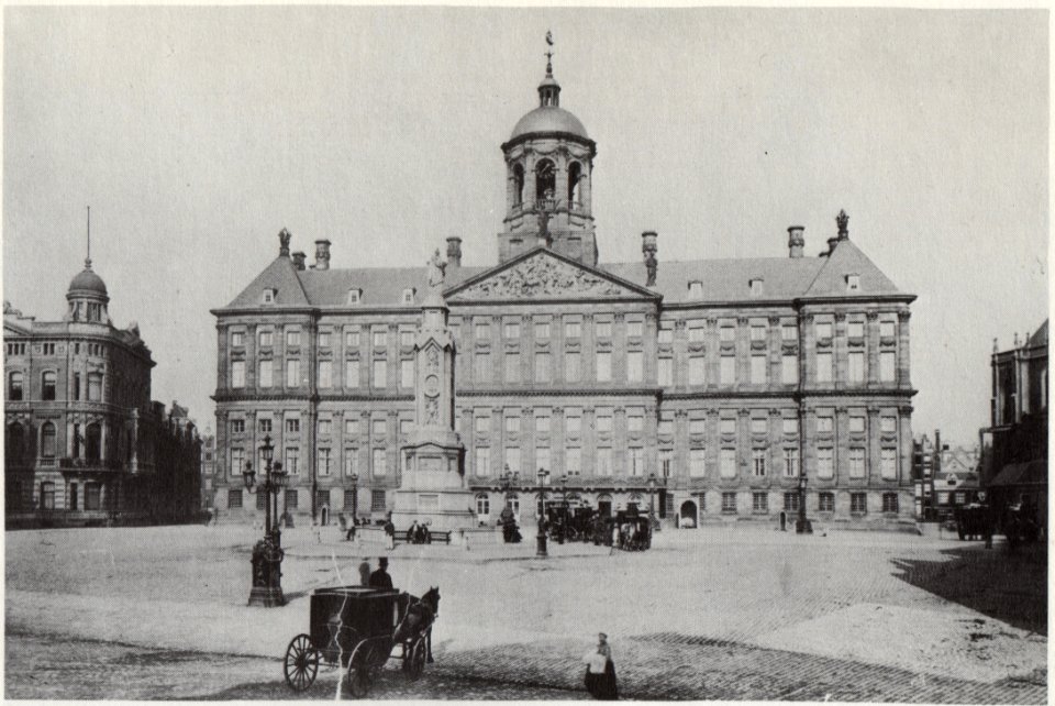Paleis op de Dam (zeer oude foto)
