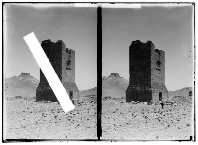 Palmyra (Tadmor). Finest one of the tower-tombs LOC matpc.01444