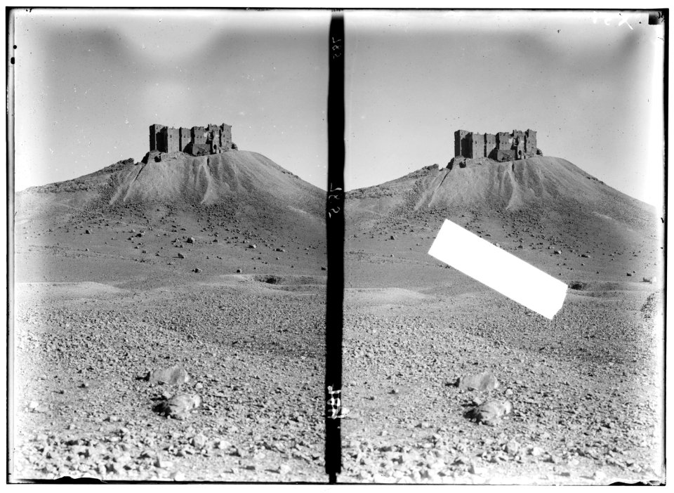 Palmyra (Tadmor). Near view of Turkish castle LOC matpc.01441