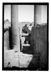 Palmyra (Tadmor). Street of village in Temple of the Sun LOC matpc.12342