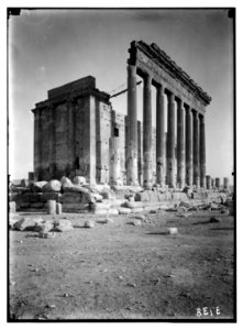Palmyra. Temple of Baal. Pillars of the peristyle LOC matpc.02894