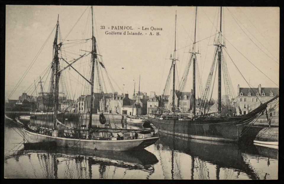 Paimpol - Les Quais et goëlette d'Islande - AD22 - 16FI2727