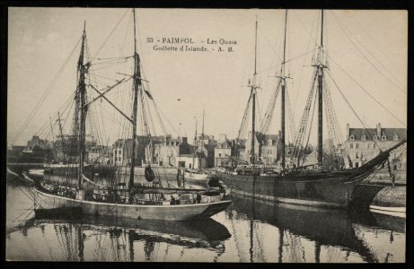 Paimpol - Les Quais et goëlette d'Islande - AD22 - 16FI2727