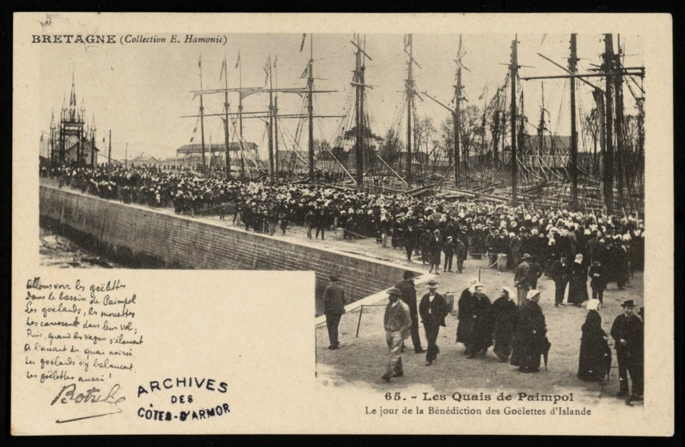 Paimpol - Quais de Paimpol Bénédiction des goêlettes d'Islande - AD22 - 16FI2640