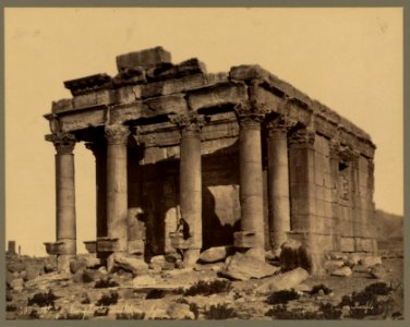 Palmyre. Temple de Diocletien. Syrie - Bonfils. LCCN2004670478