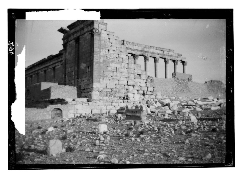 Palmyra (Tadmor). General view of Temple of the Sun LOC matpc.12339