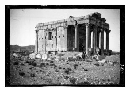 Palmyra (Tadmor). Well-preserved temple of the king's mother LOC matpc.12351