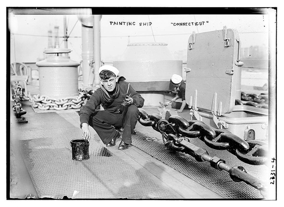 Painting ship - CONNECTICUT LCCN2014689934
