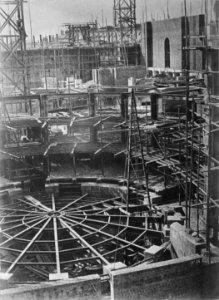 Palais Garnier 1865 construction photo of the auditorium - Mead 1991 p154