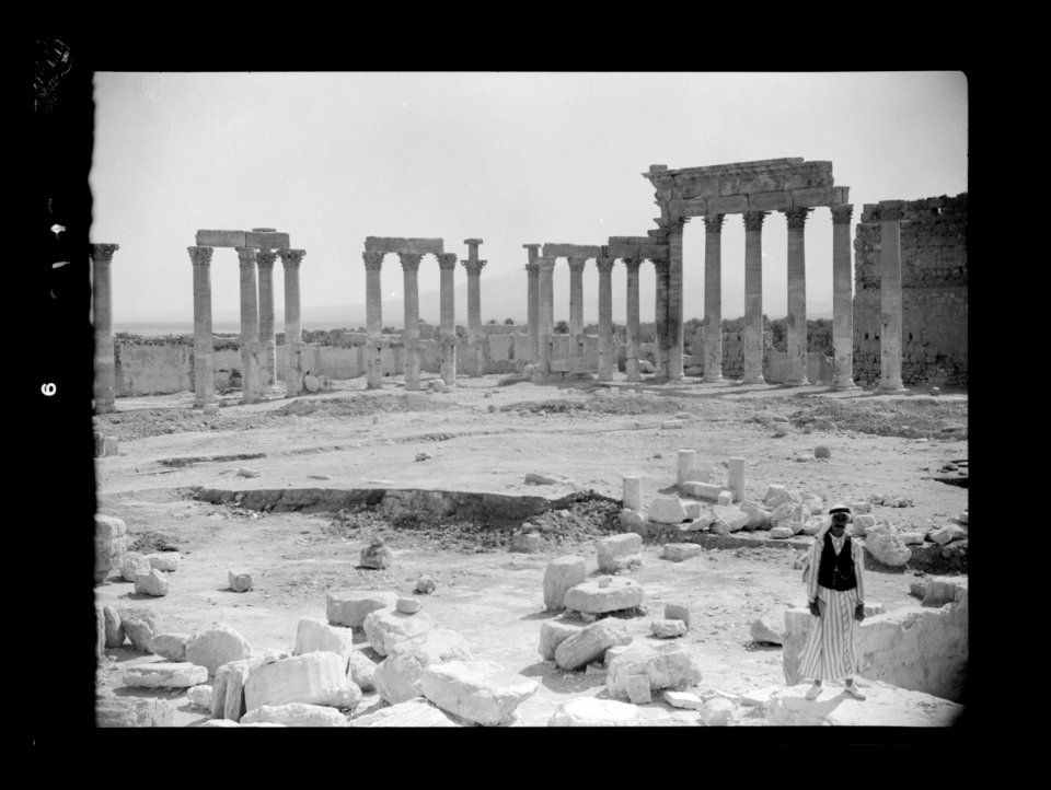 Palmyra. Temple of Baal. Pillars of the western cloister LOC matpc.15506