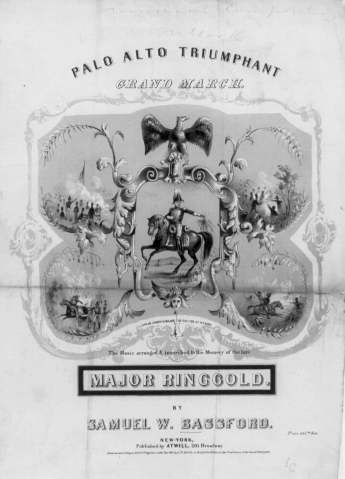 Palo Alto Triumphant - Grand March...to the memory of the late Major Ringgold LCCN2001701516
