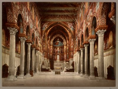 Palermo. Interno del Duomo di Monreale LOC ppmsca.52661