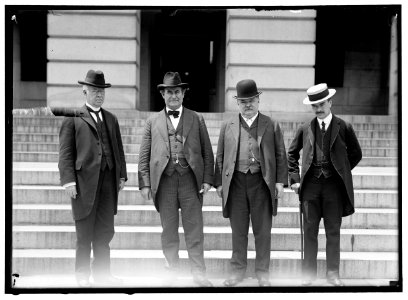 PAN AMERICAN CONGRESS. 5TH AT SANTIAGO, CHILE. U.S. DELEGATION- JOSEPH R. LAMAR; W.J. BRYAN; F.W. LEHMANN; H. PERCIVAL DODGE LCCN2016865540