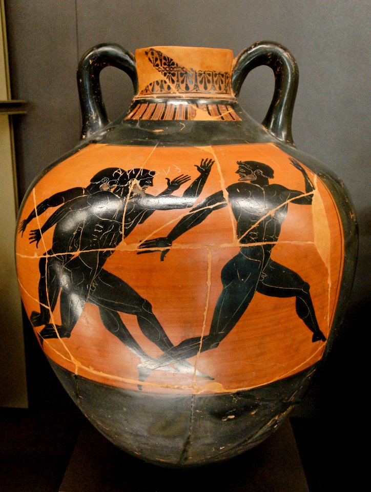 Panathenaic amphora Kleophrades Louvre F277