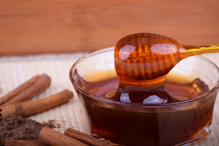 Bee honey food for my health brown food
