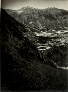 Panorama des Flitscher Beckens. Standpunkt, Geschützpforte des Werkes KAL. (BildID 15468550)