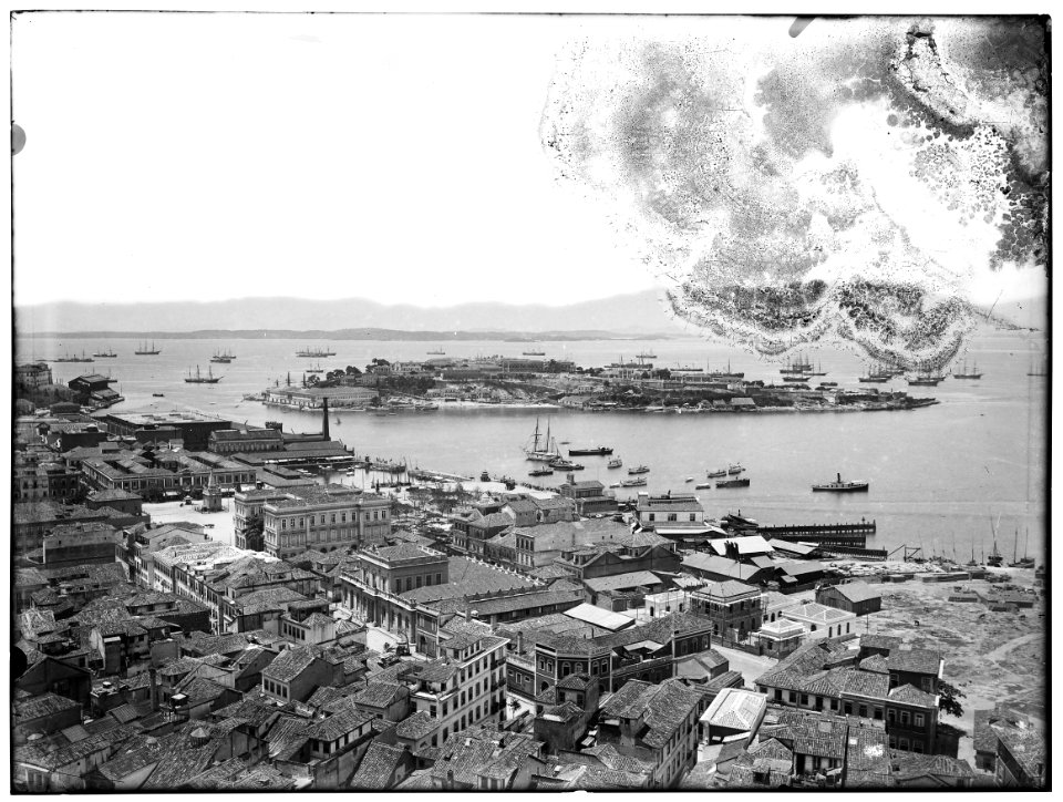 Panorama do centro do Rio de Janeiro a partir do Morro do Castelo - 6