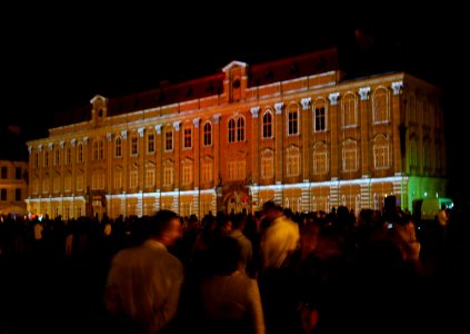 Palatul Baroc noaptea