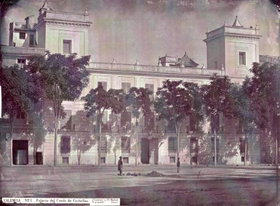Palau de Cervelló, València. 1870, J. Laurent