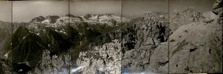 Panorama gesehen vom Art.-Beobachter auf der Korscharte. (22-7.1917.) (BildID 15801777)