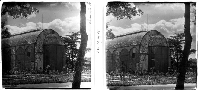 Palau de vidre al parc del Retiro