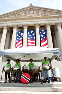 PanLara Youth Steel Orchestra perform to announce the start of the Fourth of July holiday weekend (28625578441)