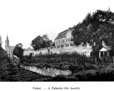 Palásti PALÁSTHY kastély 1906